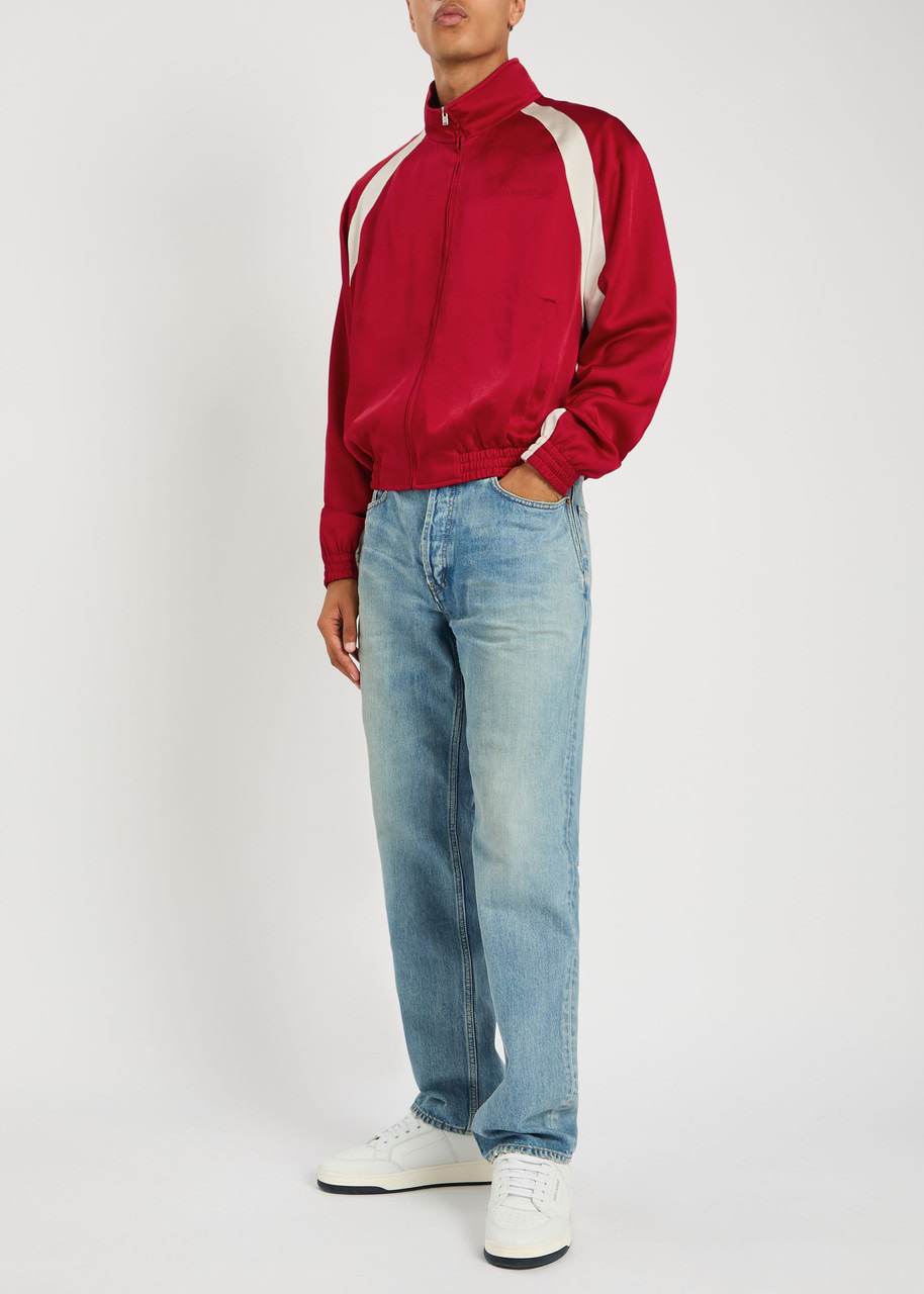 Saint Laurent Satin-crepe Track Jacket - 4
