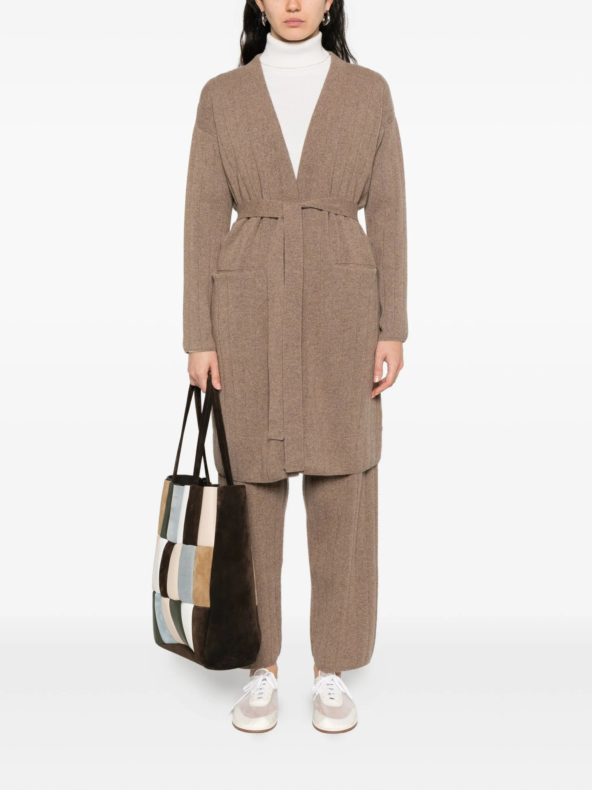 Max Mara Ribbed Belted Cardigan - 5