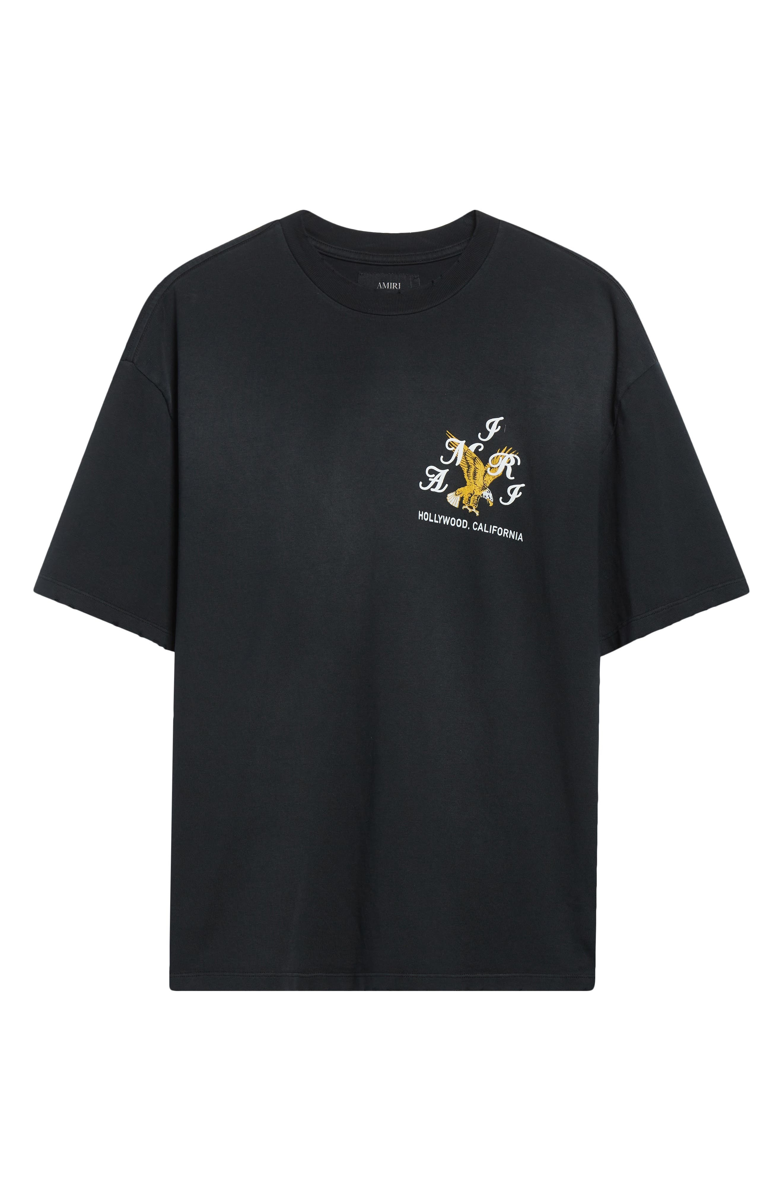 AMIRI Eagle Crystal Embellished Oversize Graphic T-Shirt in Black at Nordstrom - 5