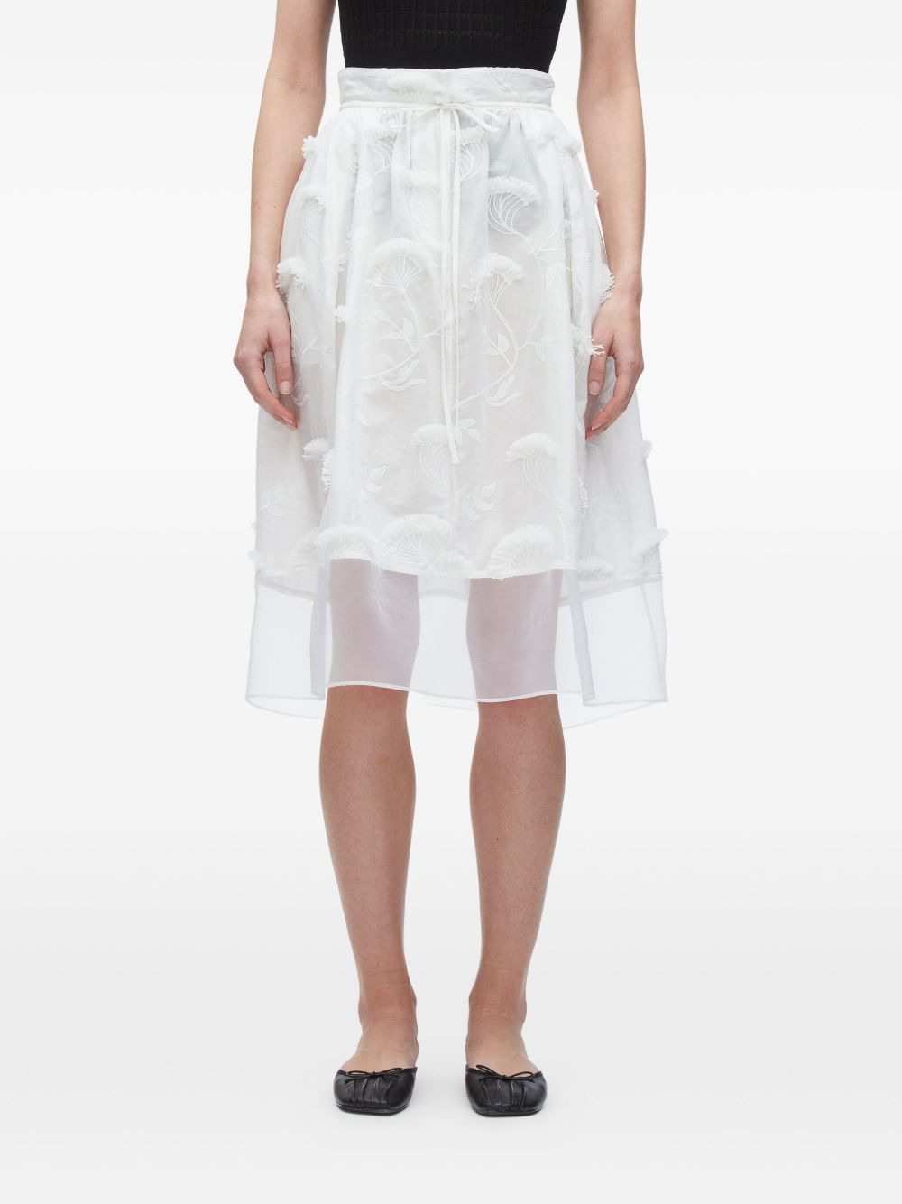 embroidered skirt - 3