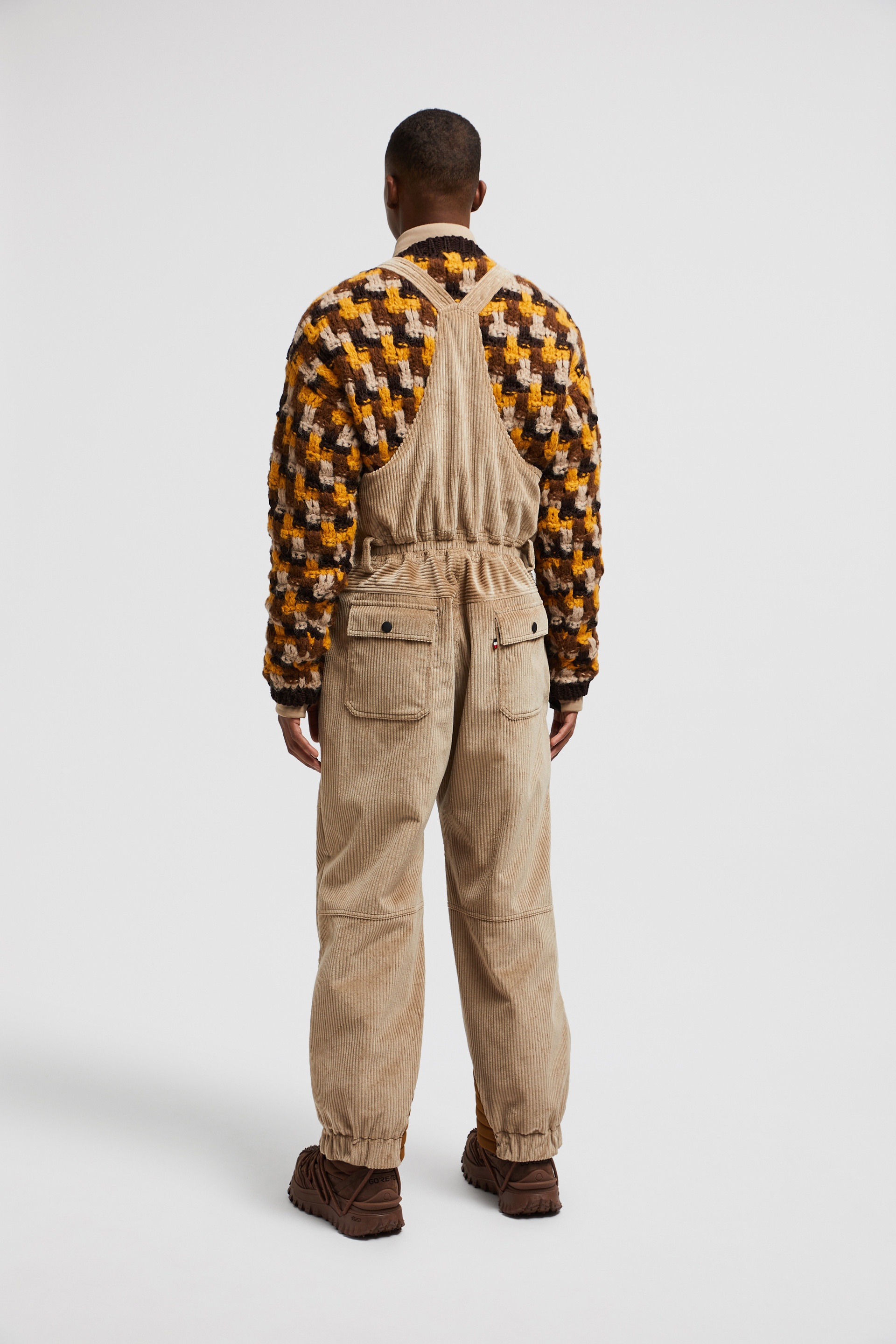 Padded Technical Corduroy Ski Bib - 5