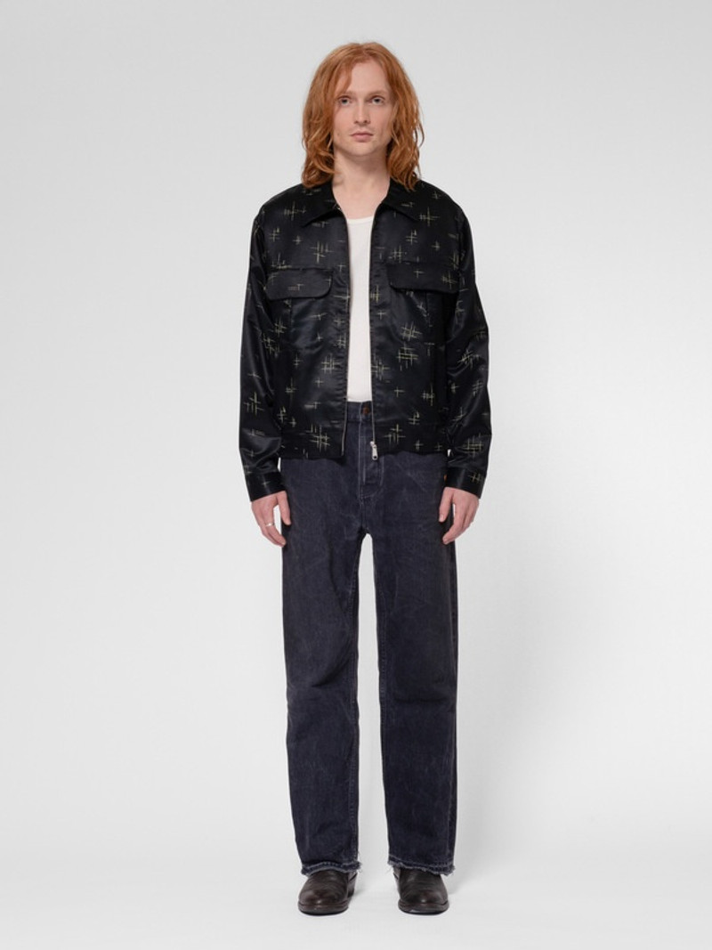 Nudie Jeans Staffan 50s Jacket Black outlook
