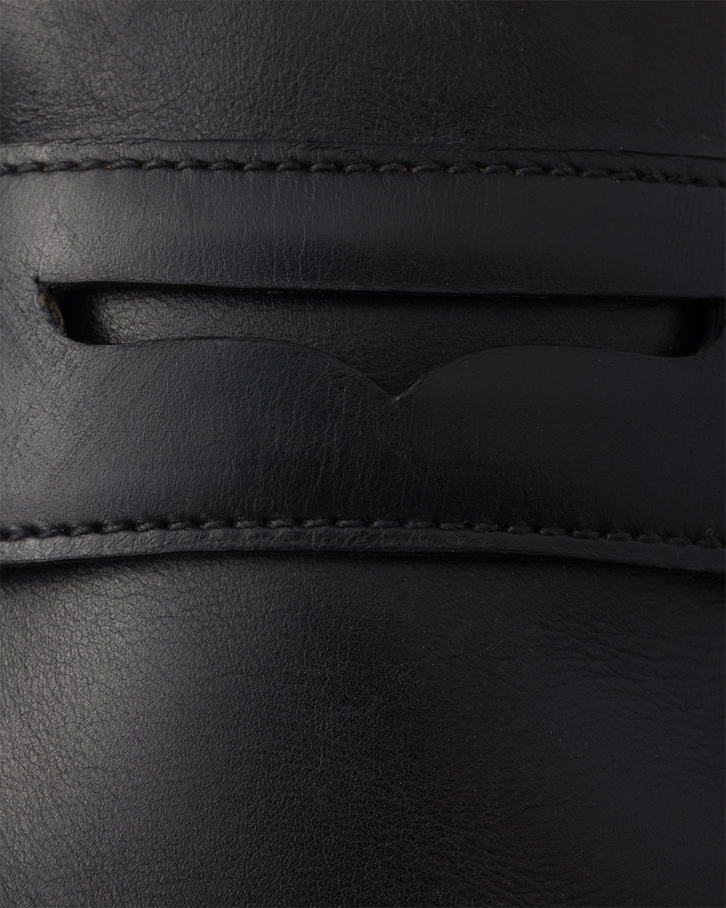 Shuffle antiqued leather loafers - 5