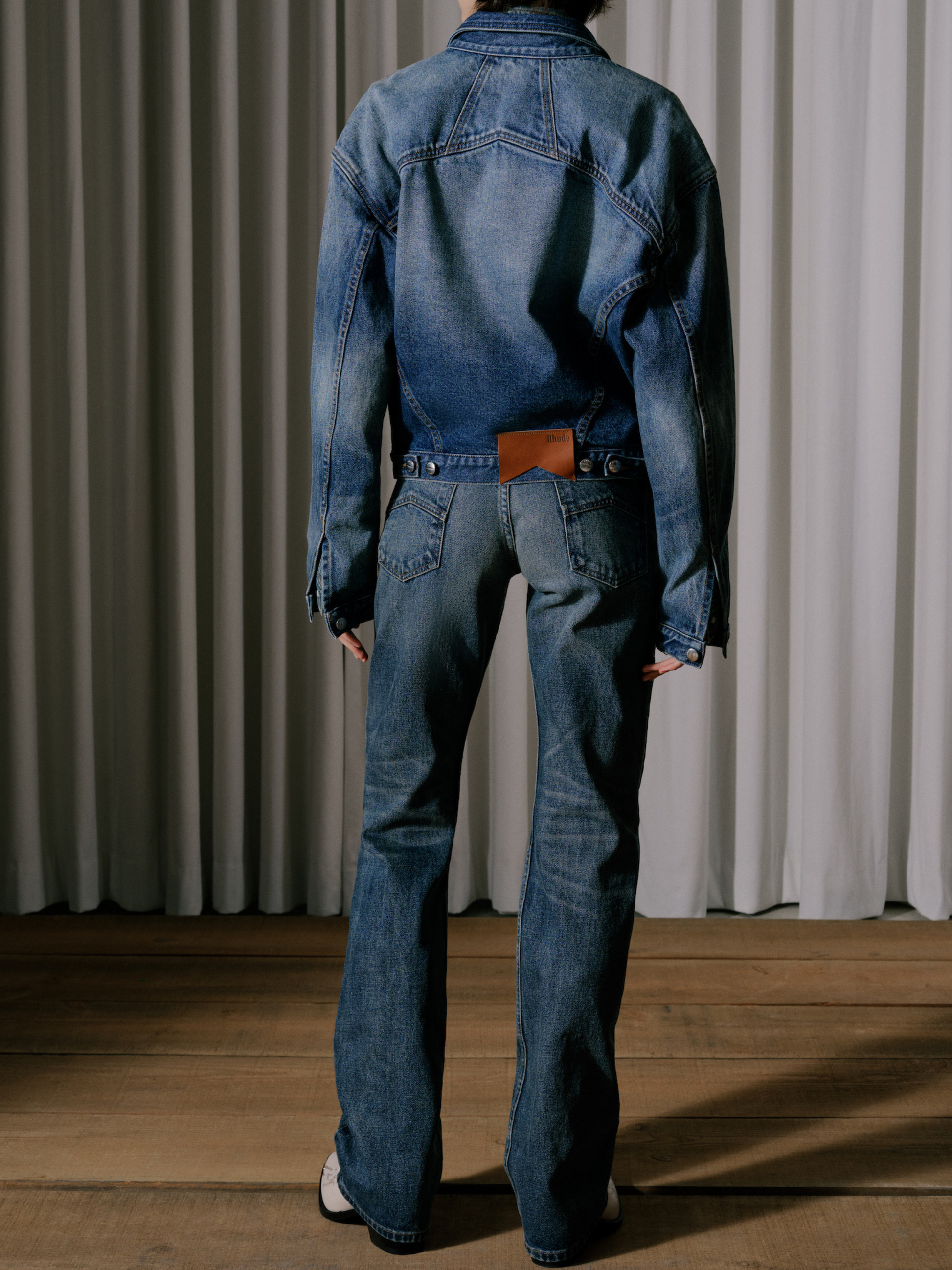OVERSIZED DENIM TRUCKER JACKET - 5