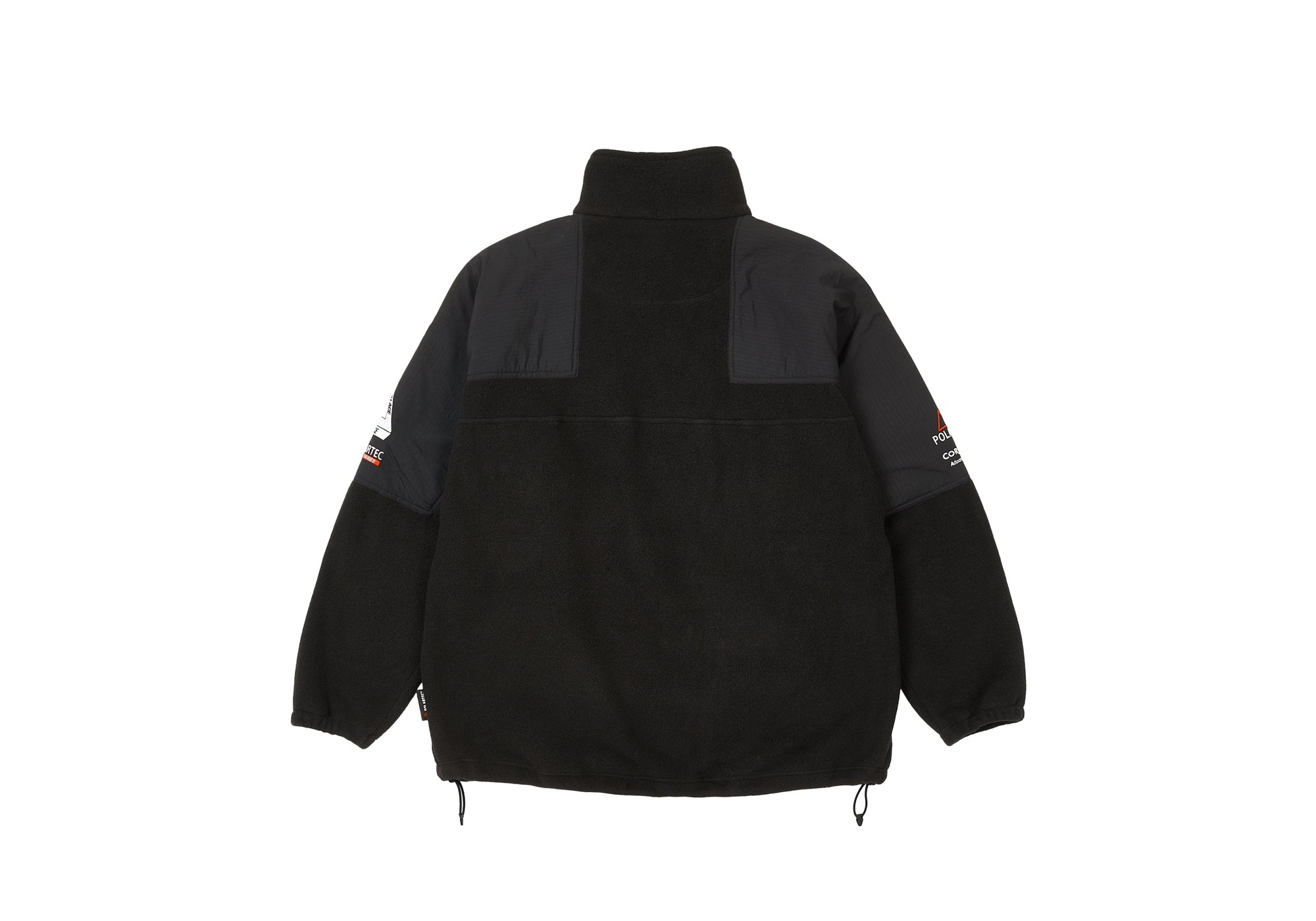 PALACE POLARTEC DOUBLE ZIP FUNNEL BLACK - P23JK090 | REVERSIBLE