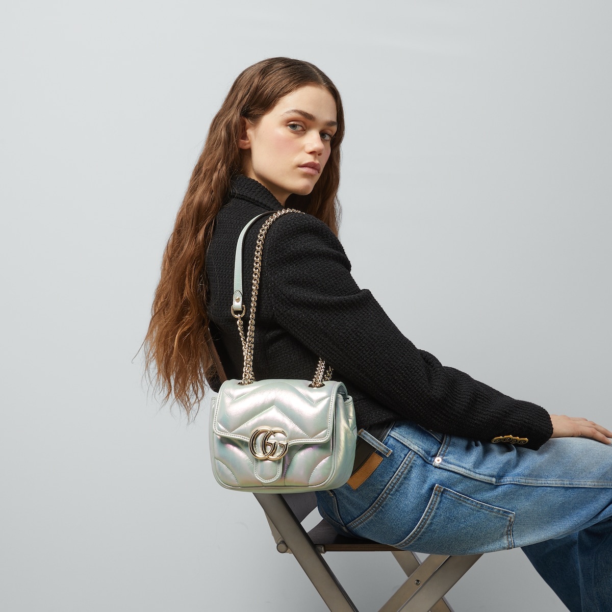 GG Marmont mini shoulder bag - 3