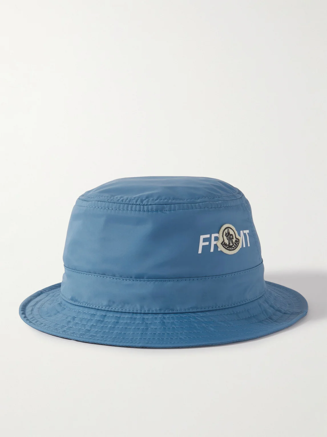 7 Moncler FRGMT Hiroshi Fujiwara Logo-Appliquéd Shell Bucket Hat - 1