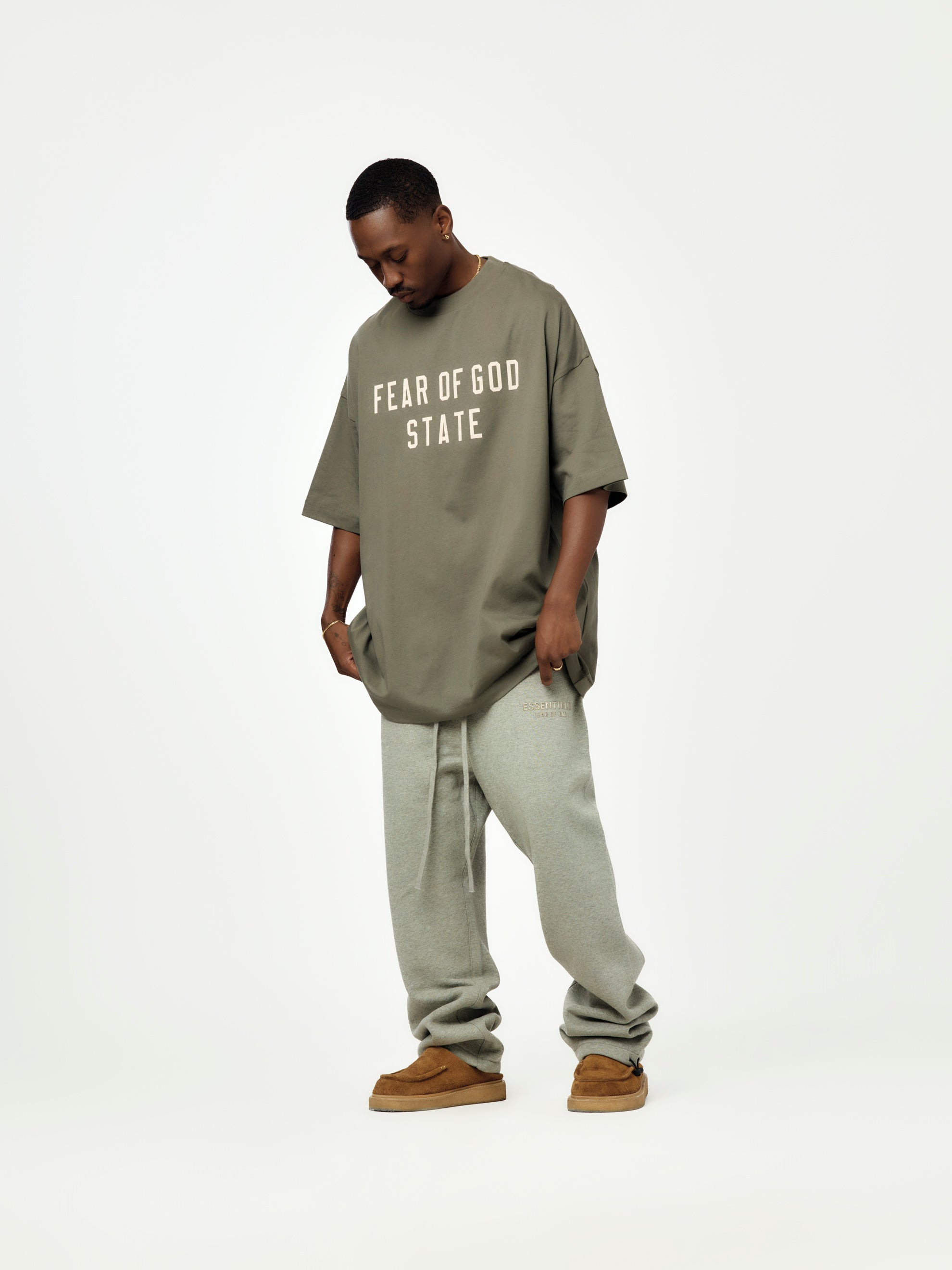 90'S FIT T-SHIRT (MOSS) - 4
