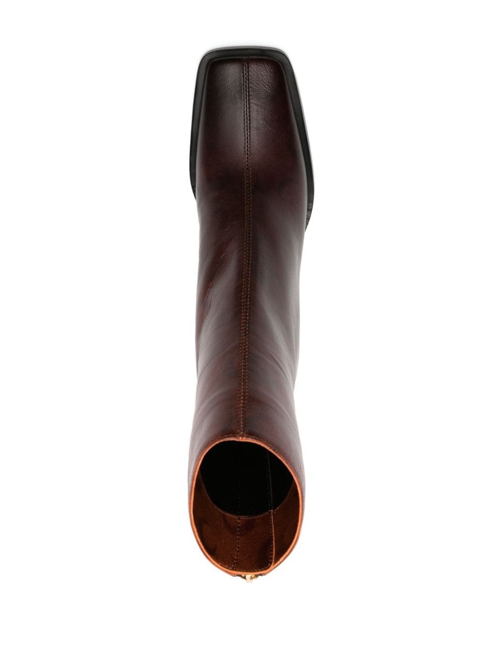 Airbrushed Crescent Moon-print boots - 4