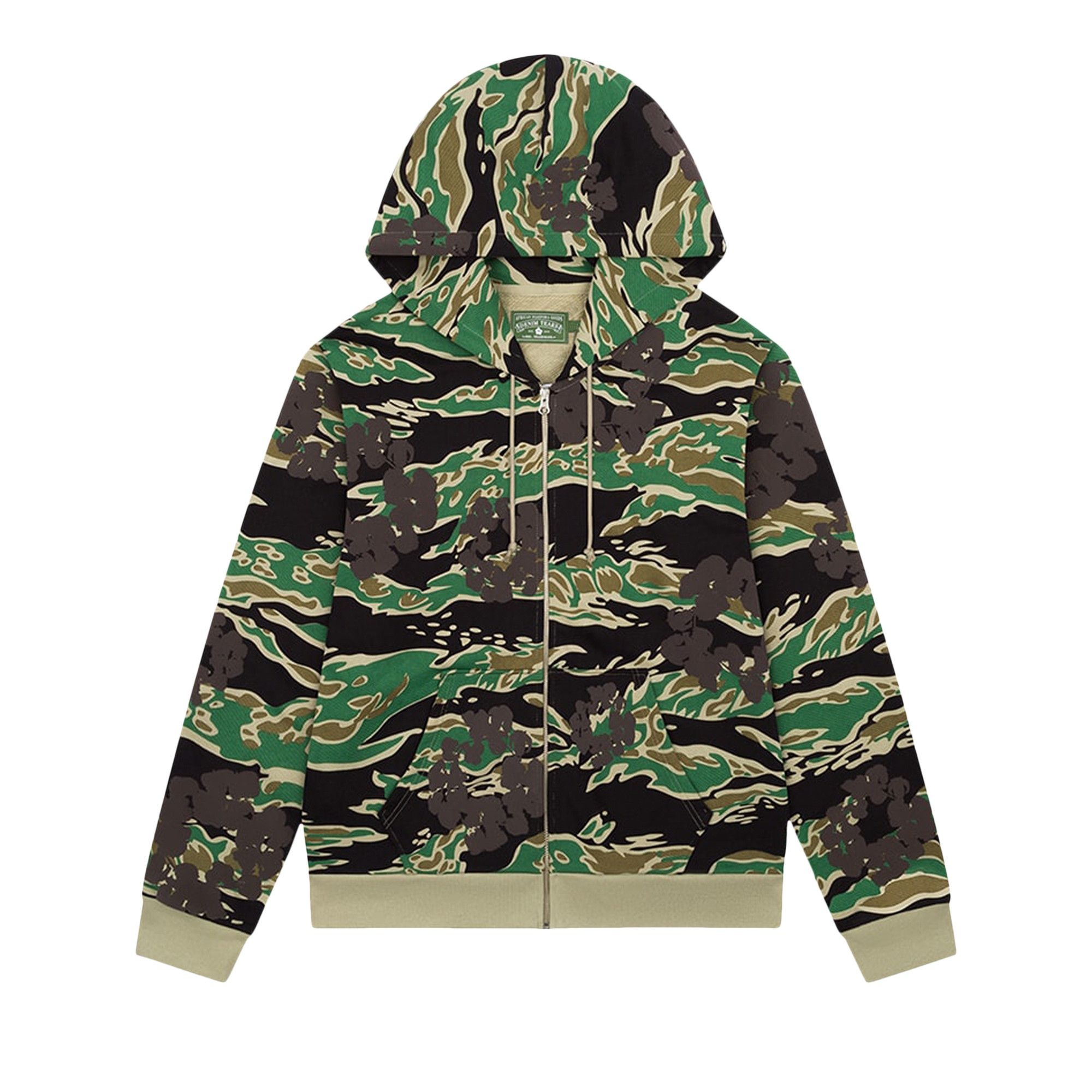 Denim Tears The Wreath Zip Hoodie 'Multicolor Camo' - 1