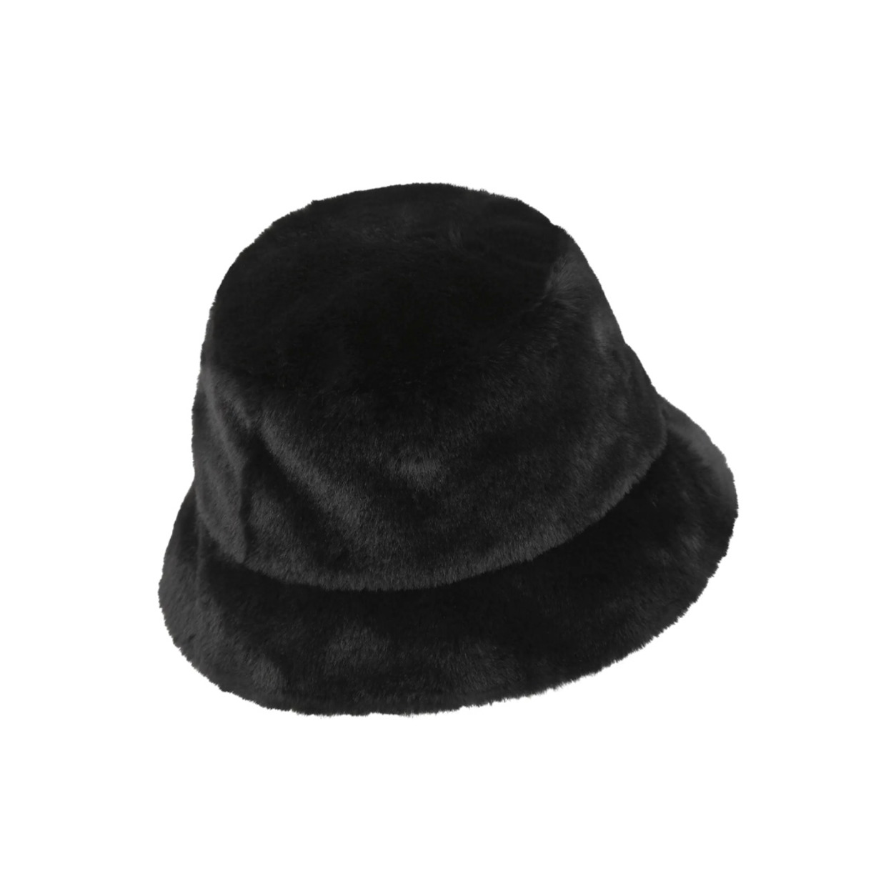 (WMNS) Nike Apex Faux Fur Swoosh Bucket Hat 'Black' FV6417-010 - 2