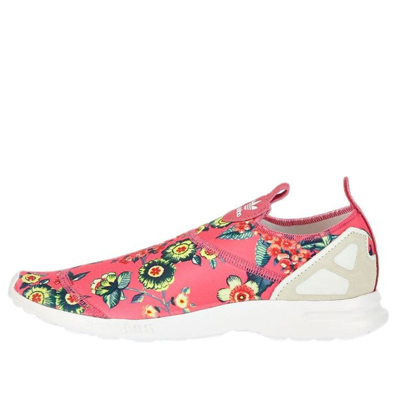 (WMNS) adidas originals ZX Flux Smooth Slip On 'Pink White' S78960 - 1