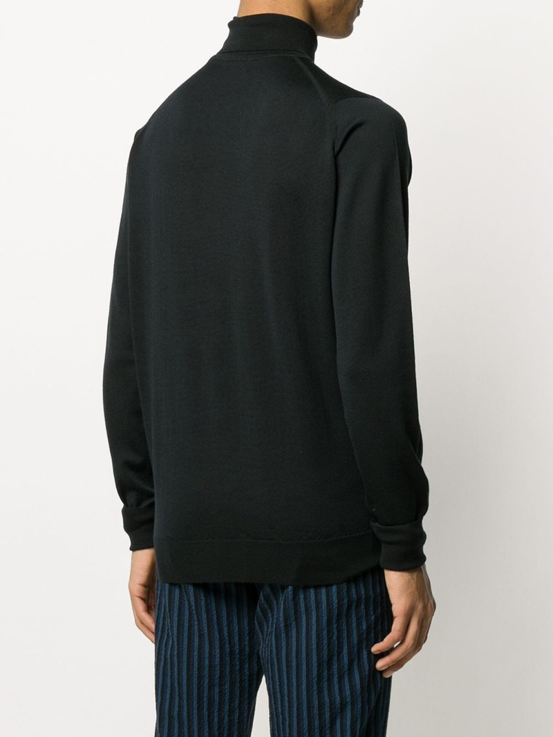 wool roll neck jumper 4