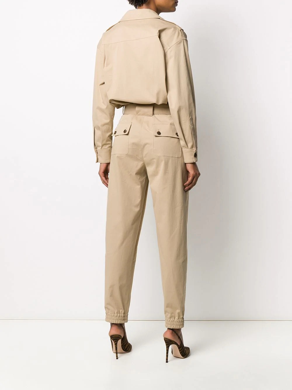 belted boiler suit - 4