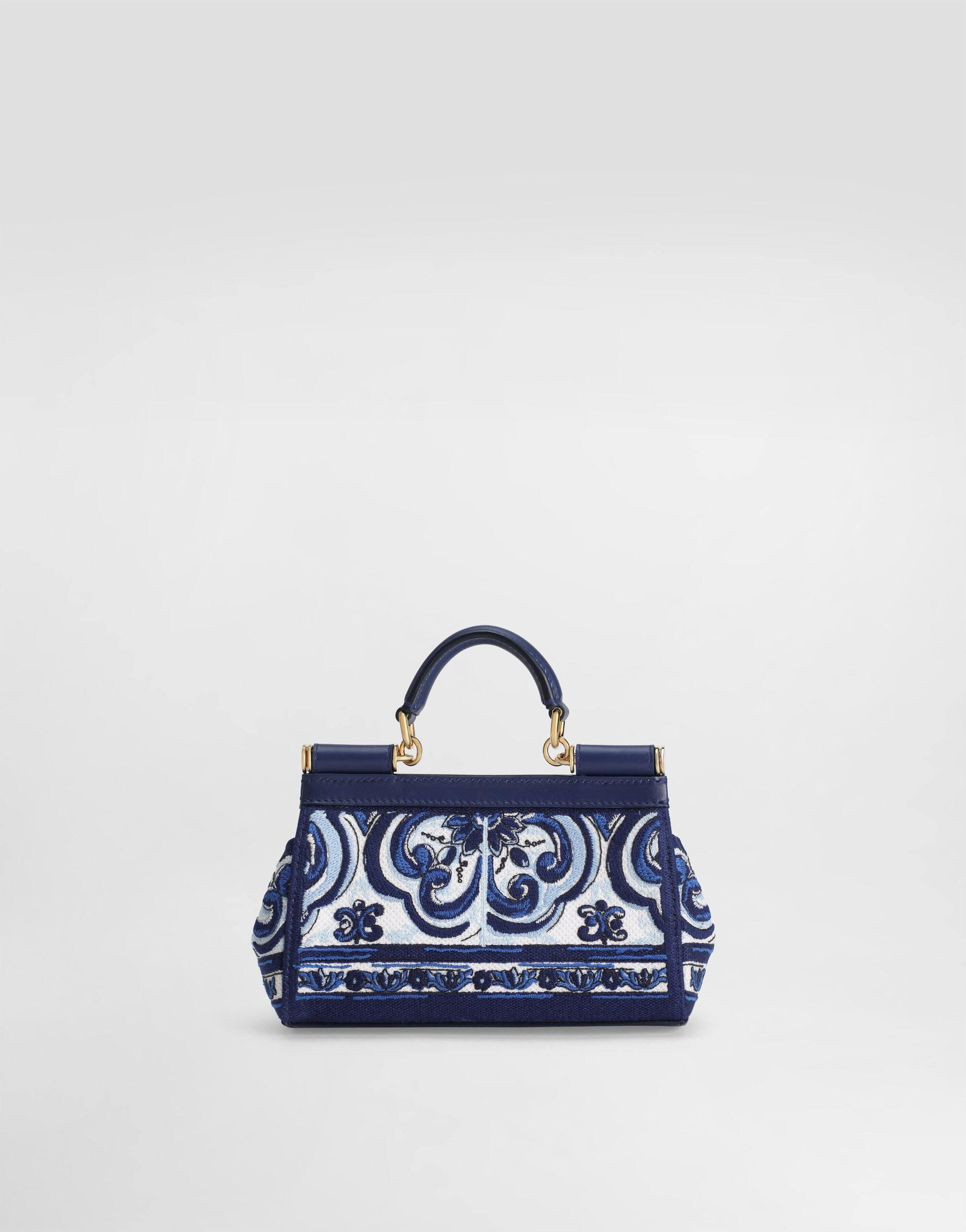 Small Sicily handbag with Majolica embroidery - 4