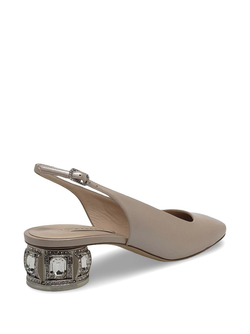 crystal-embellished slingback pumps 3