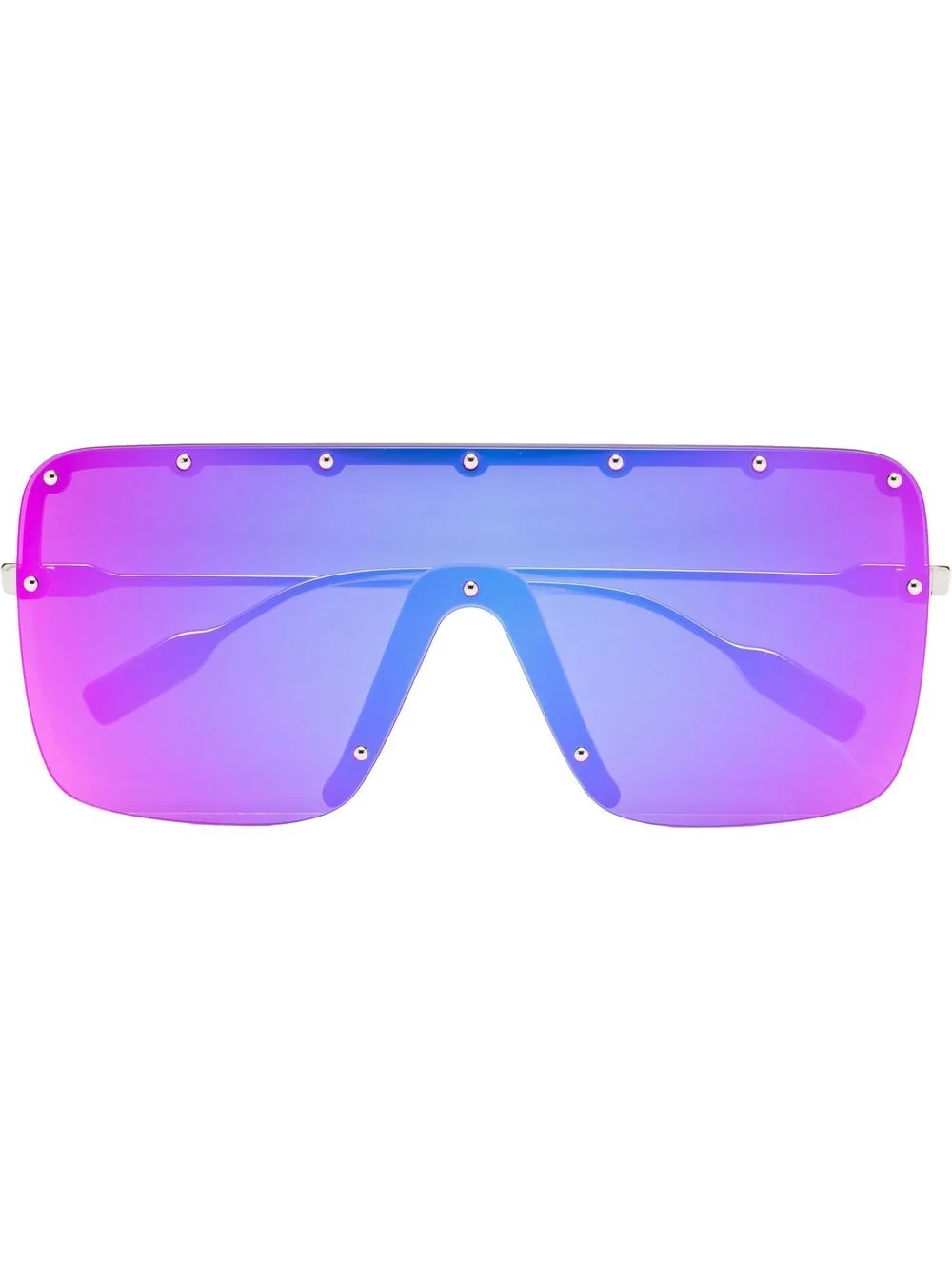 Visor oversized sunglasses - 1