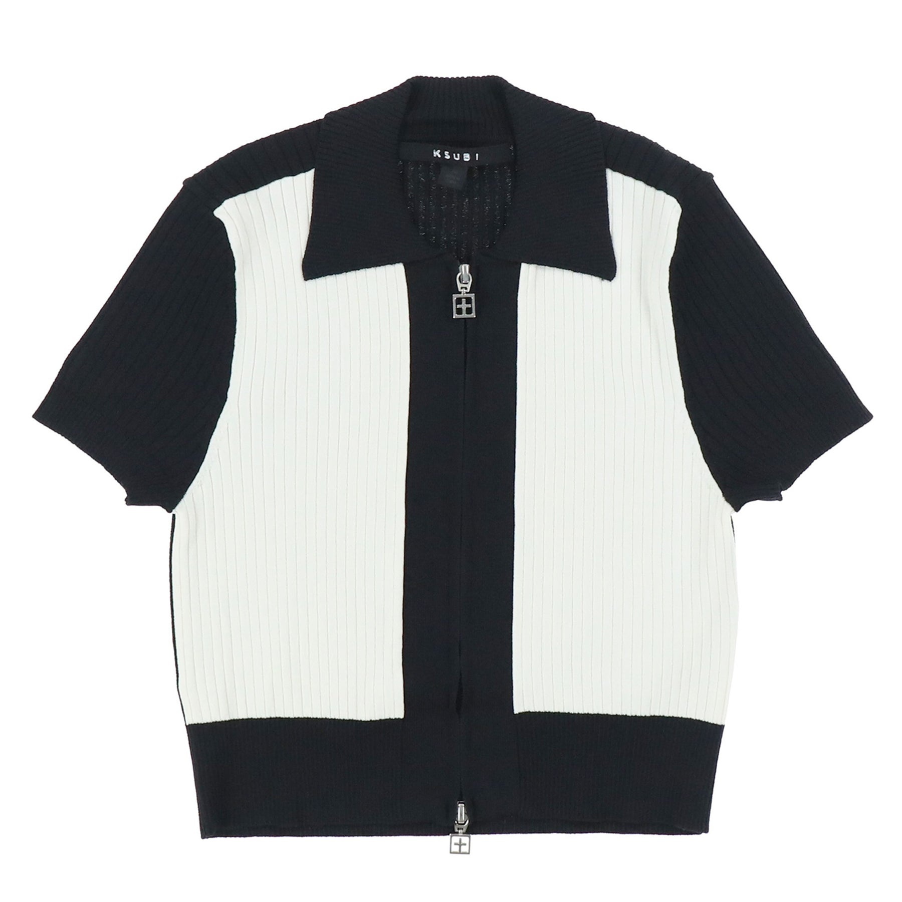 BALANCED BOWLING KNIT  / WHT/BLK - 1