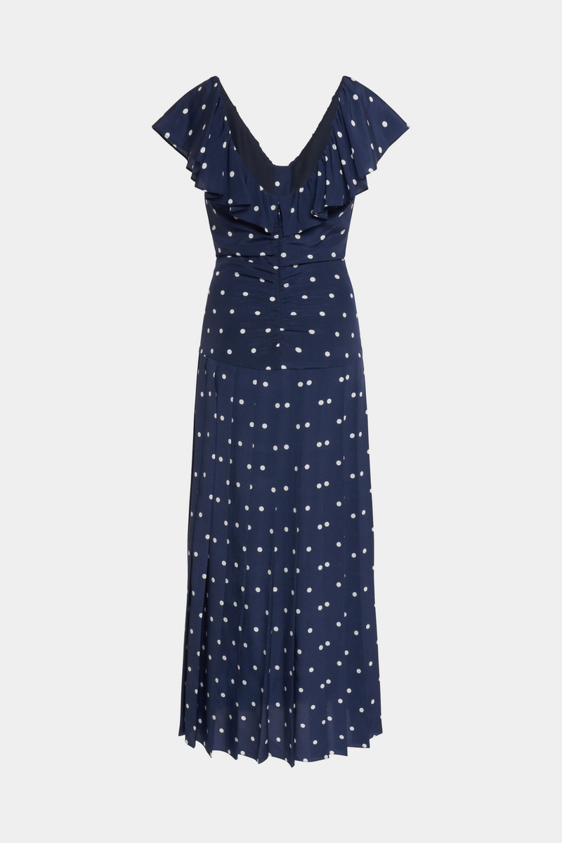 POLKA DOT DRESS WITH RUFFLE 2