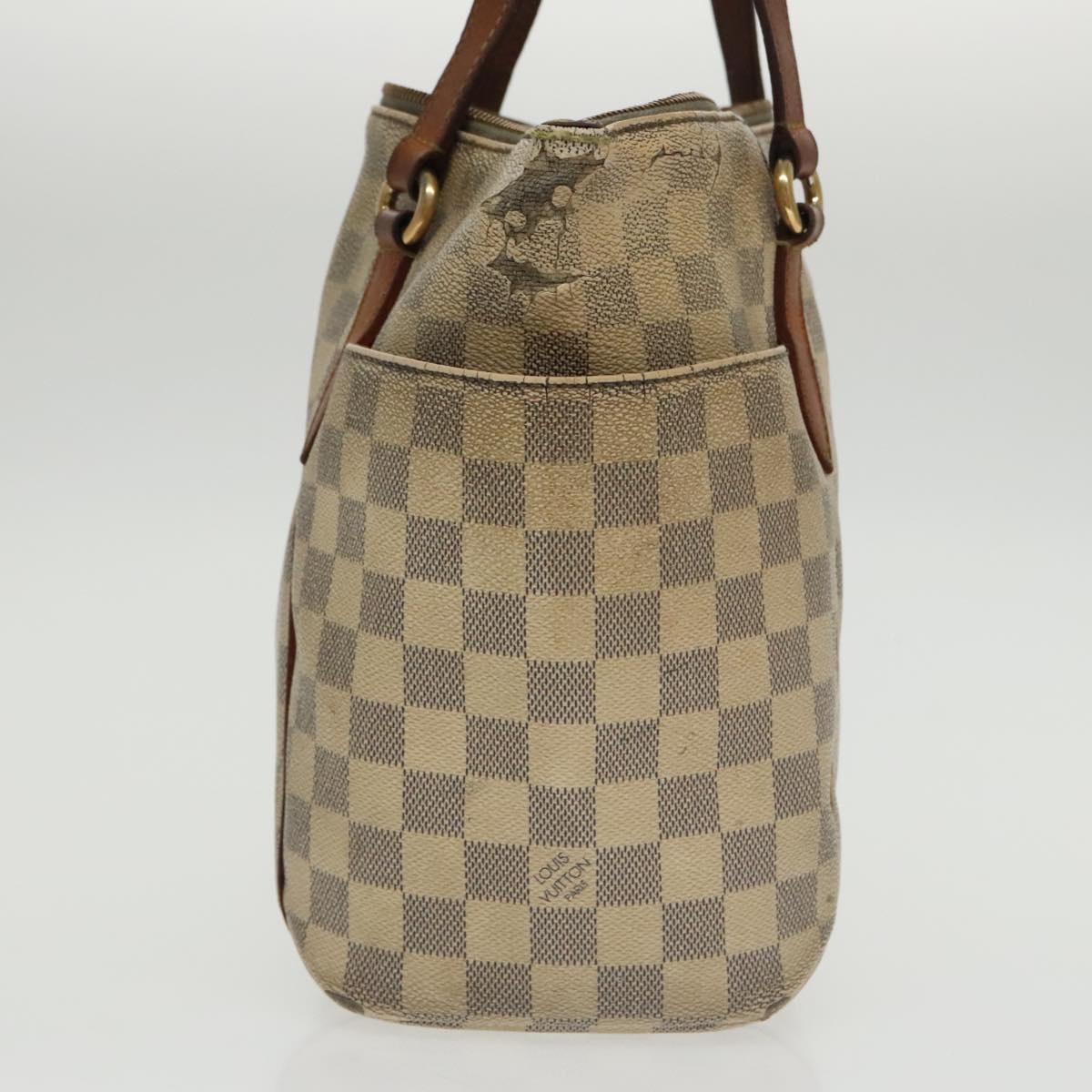 LOUIS VUITTON Damier Azur Totally PM Tote Bag N41280 - 4