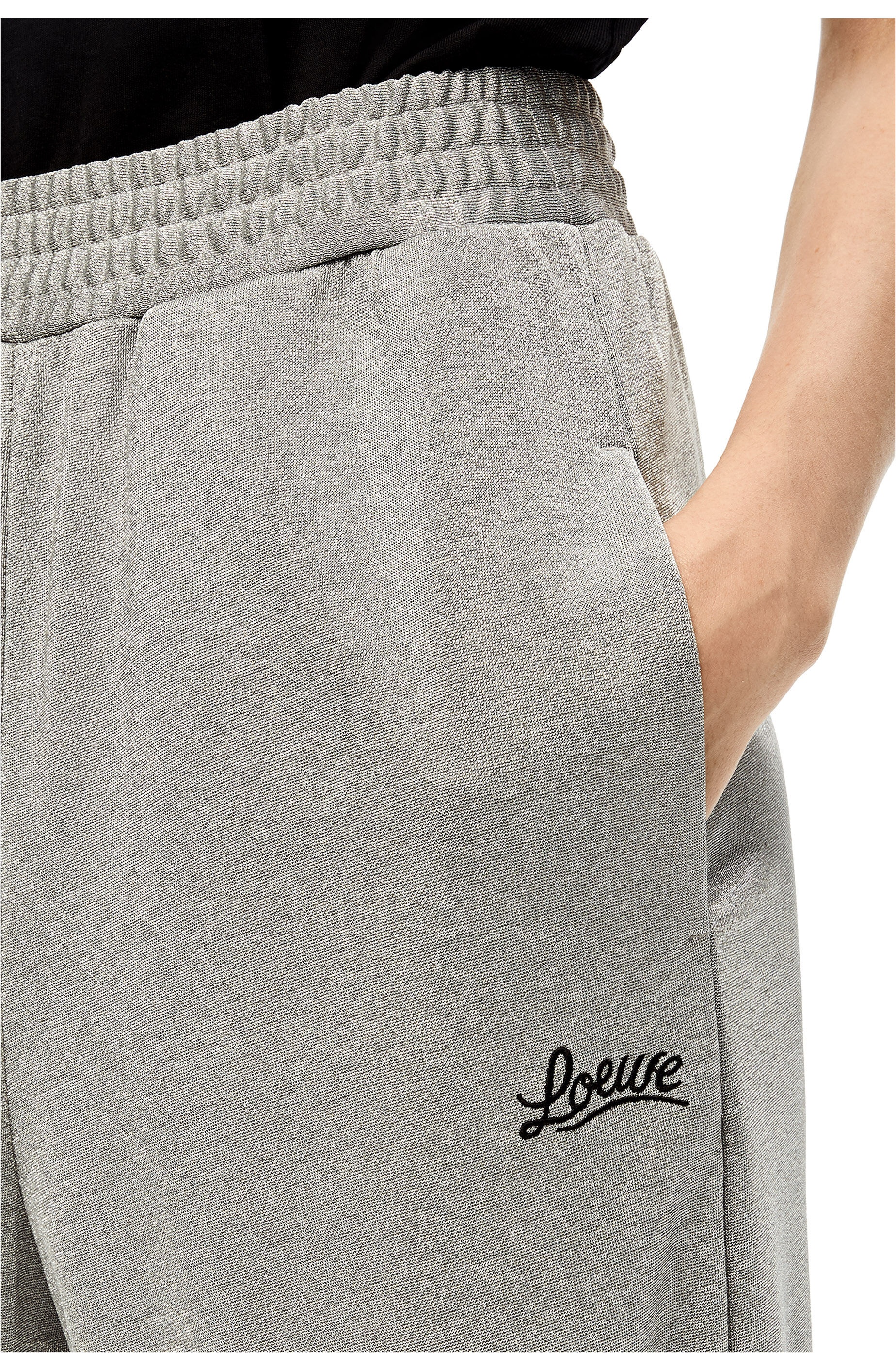 Tracksuit trousers in lurex jersey - 5