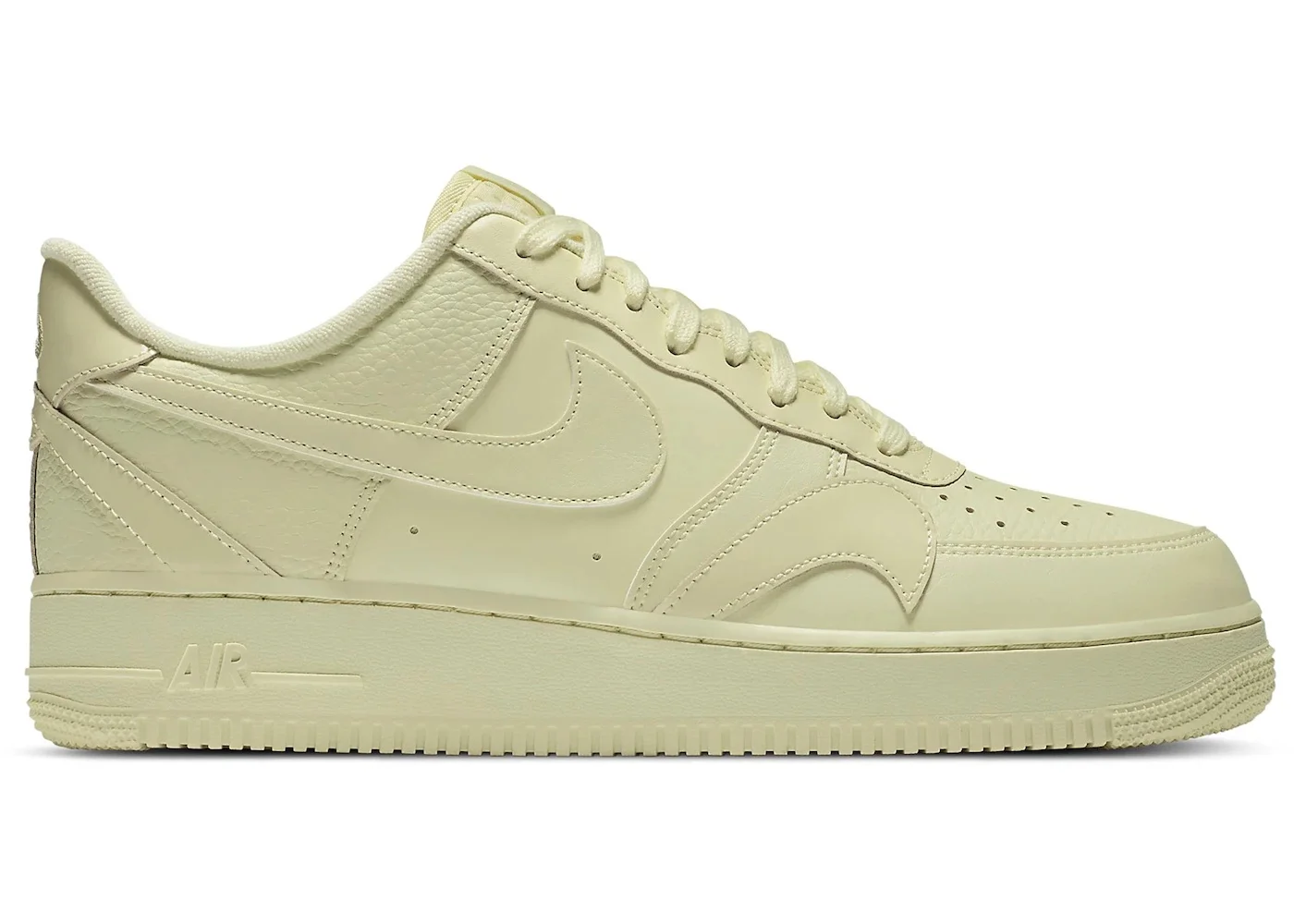 Nike Air Force 1 Low Misplaced Swooshes Pale Yellow - 1