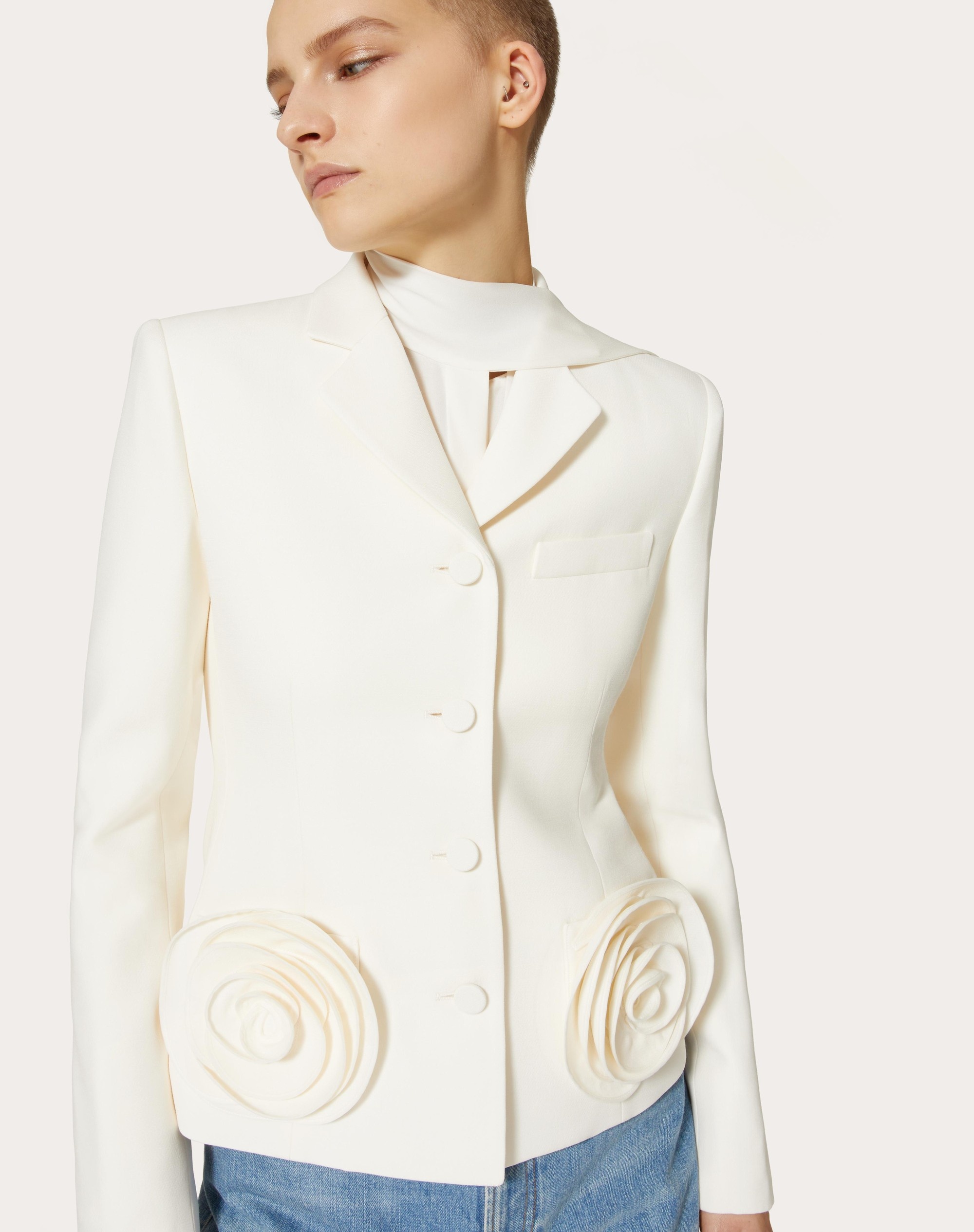 CREPE COUTURE JACKET - 5