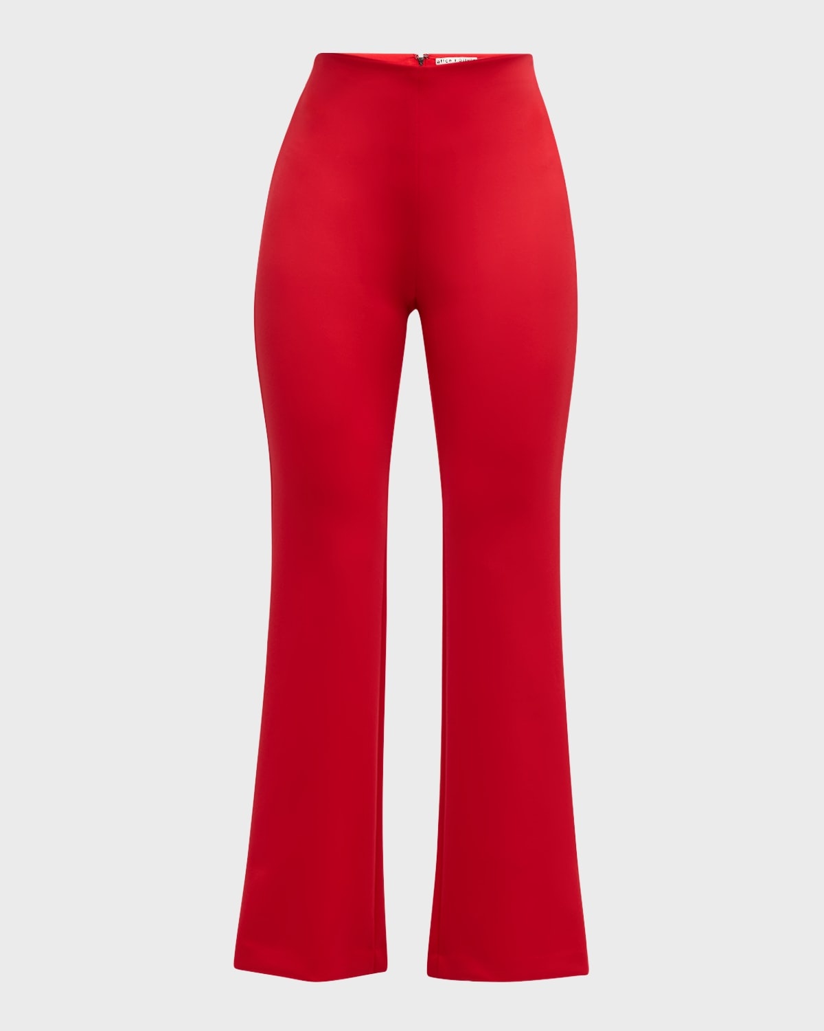High-Rise Cropped Bootcut Pants - 1