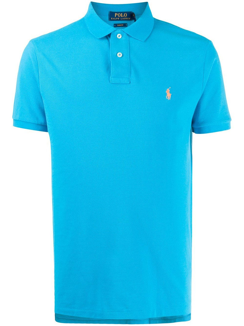 embroidered logo polo shirt 1
