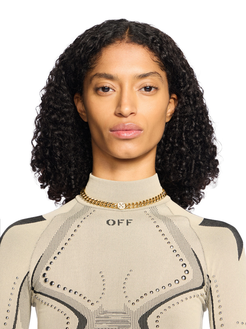 Off-White Round Arrow Necklace outlook