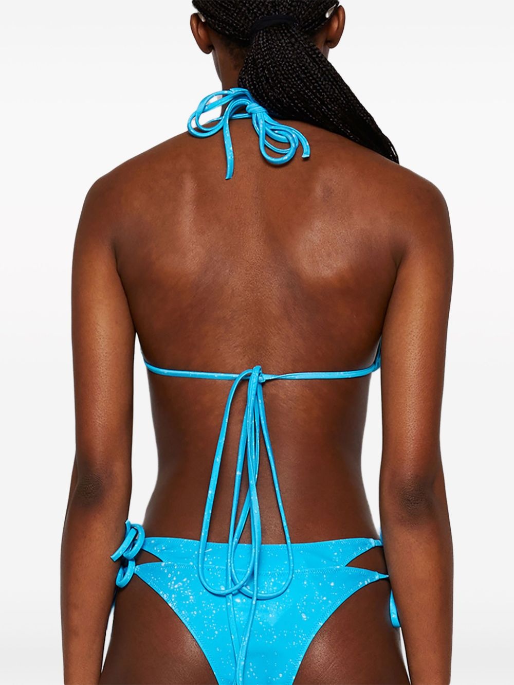 layered cotton bikini top - 6