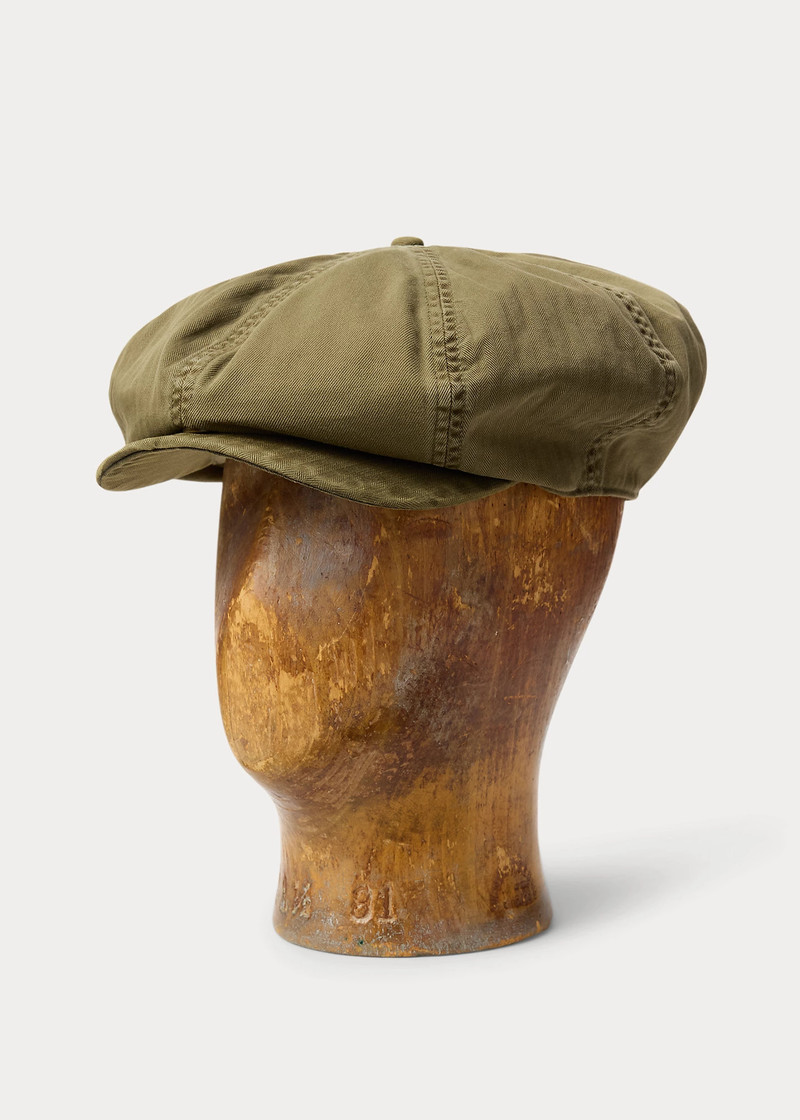 Garment-Dyed Twill Newsboy Cap 1