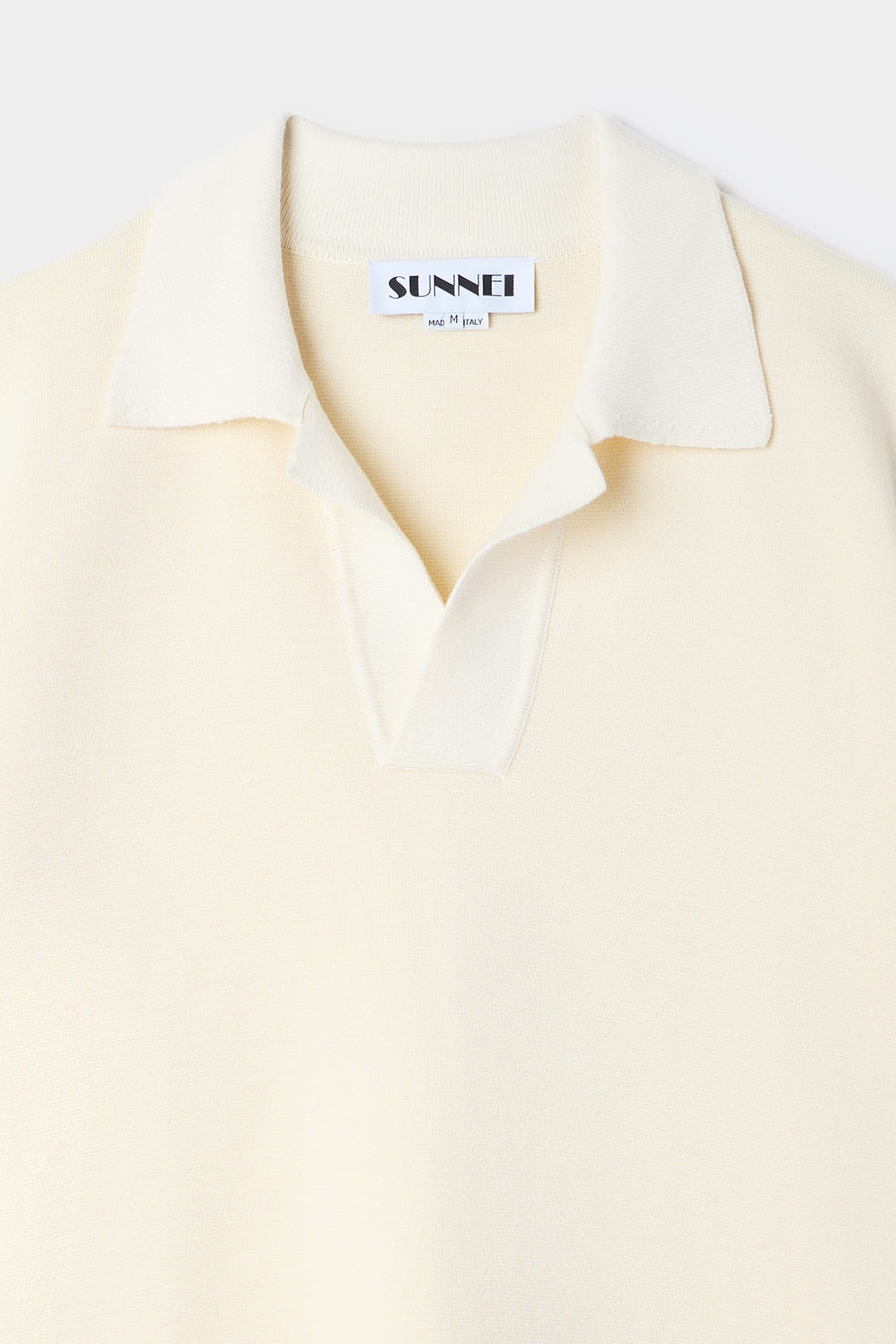 KNITTED POLO / cream - 8