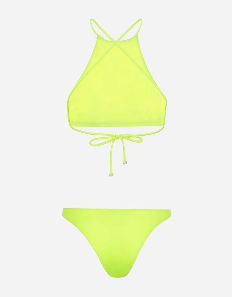 Bikini with halterneck bikini top - 3