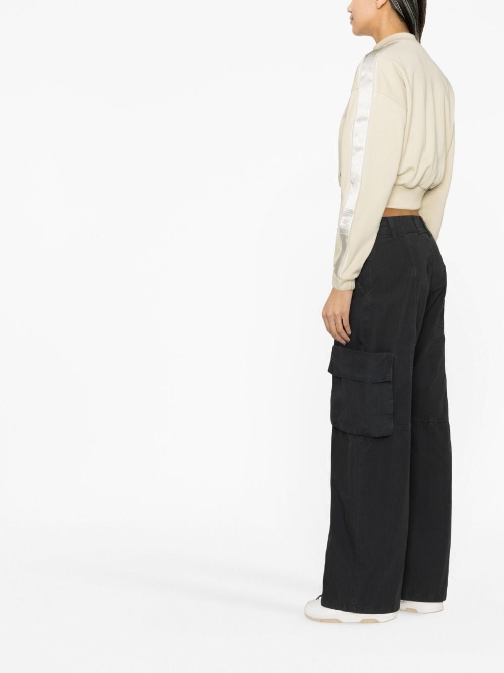 cropped track jacket - 3