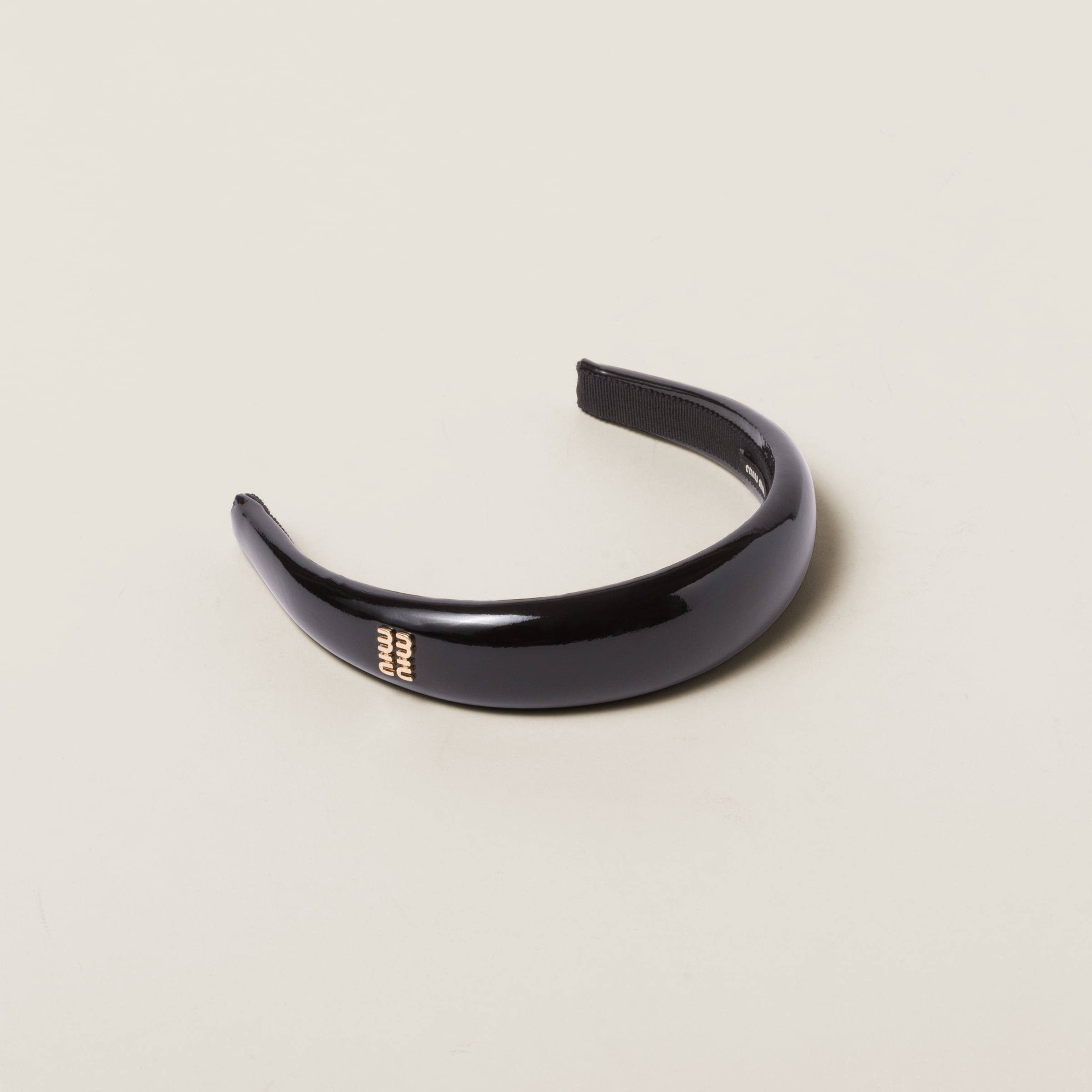 Patent leather headband - 1