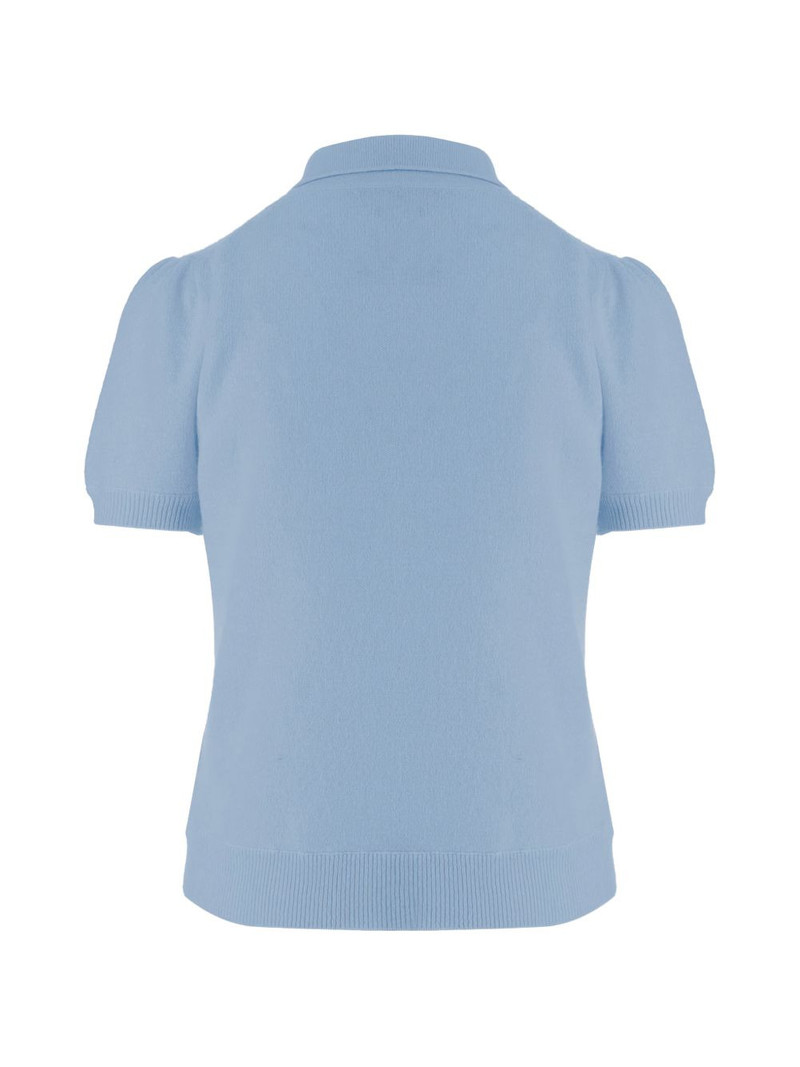 Allude button short-sleeves polo shirt outlook