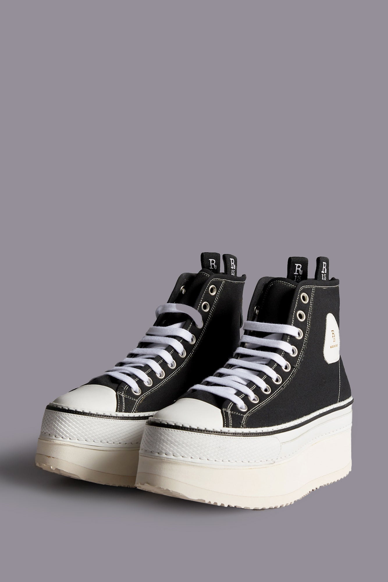 COURTNEY PLATFORM HIGH TOP SNEAKER - BLACK - 2