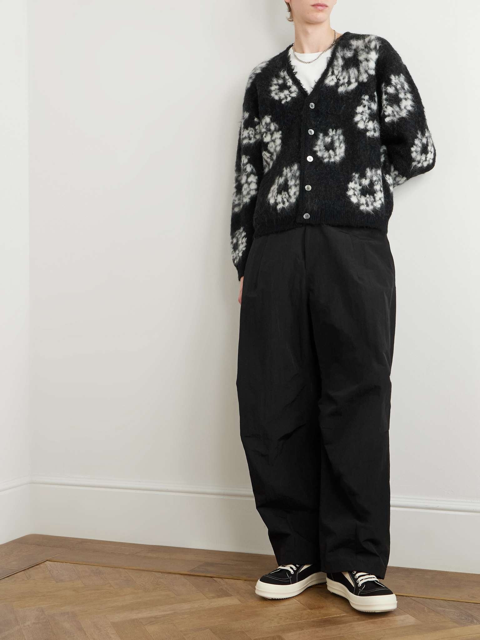 + Denim Tears Jacquard-Knit Cardigan - 2