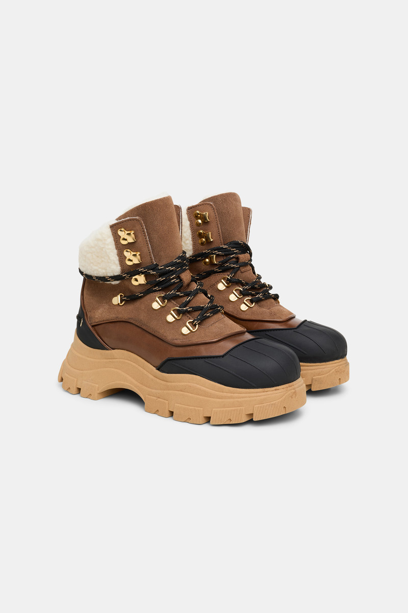 SPORTY SHEARLING duck boot 8