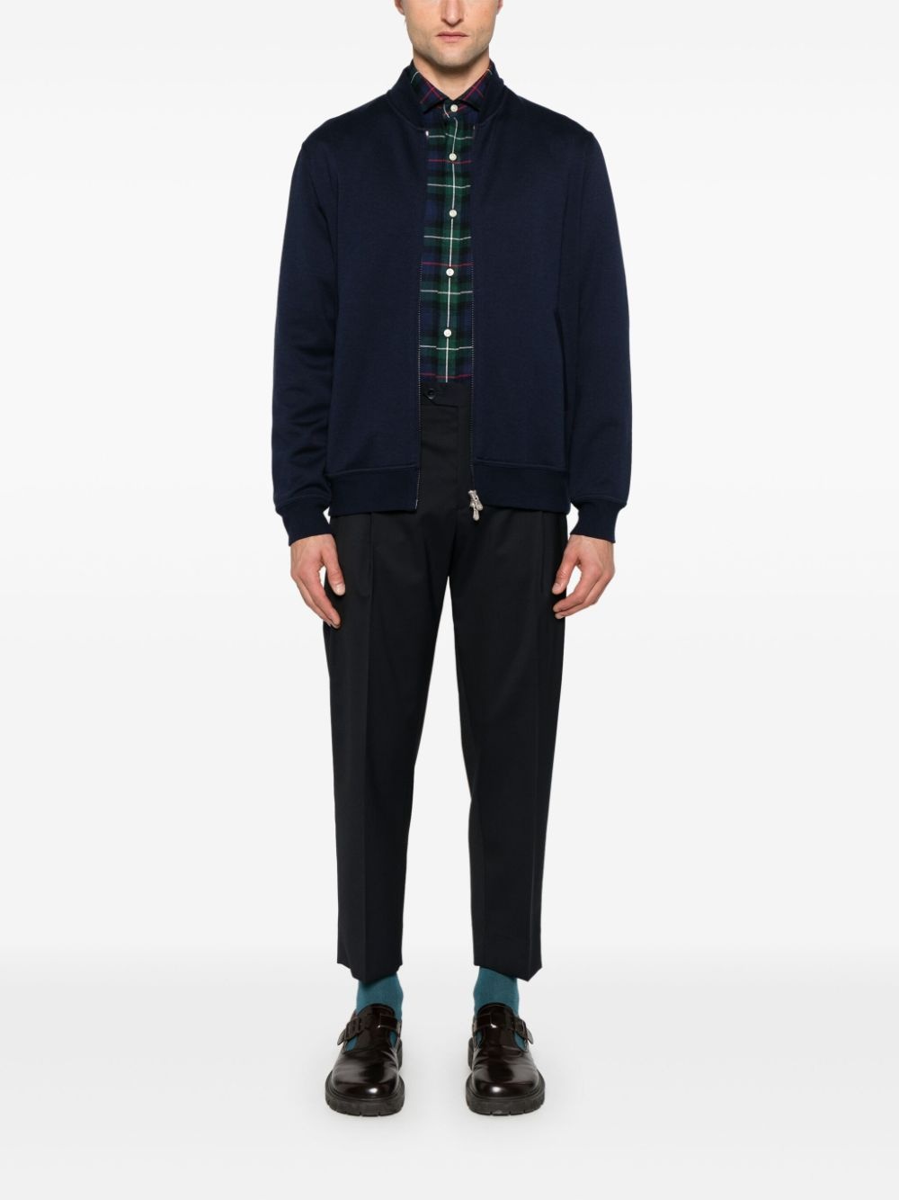 zip-up sweatshirt - 2