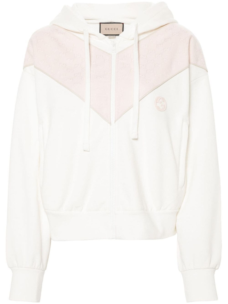 Interlocking G-patch cotton sweatshirt 1
