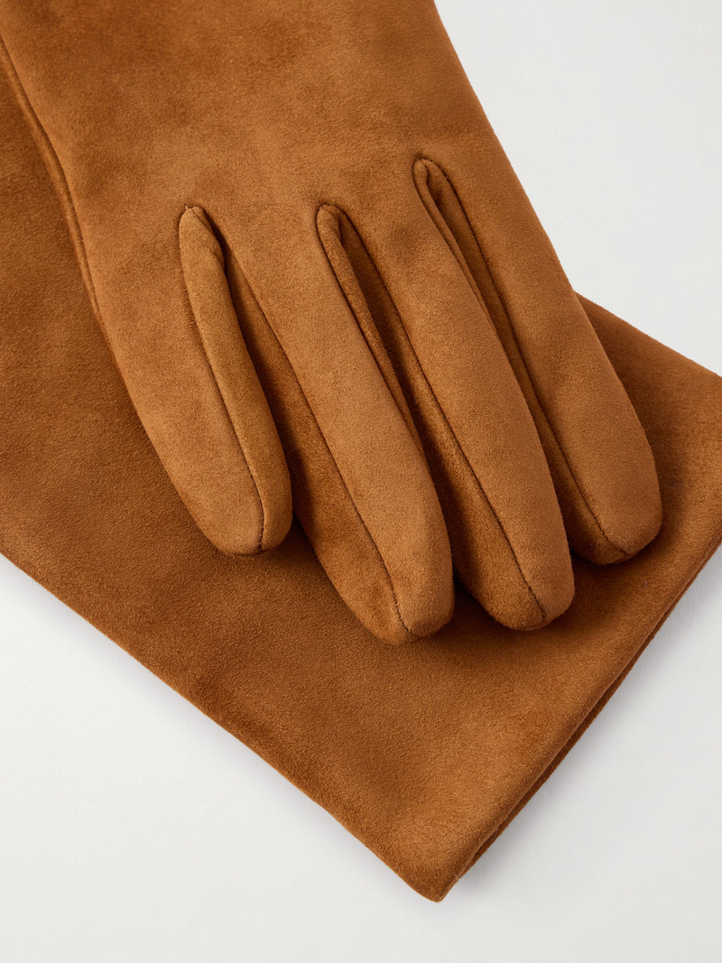 NOUR HAMMOUR Suede Gloves outlook