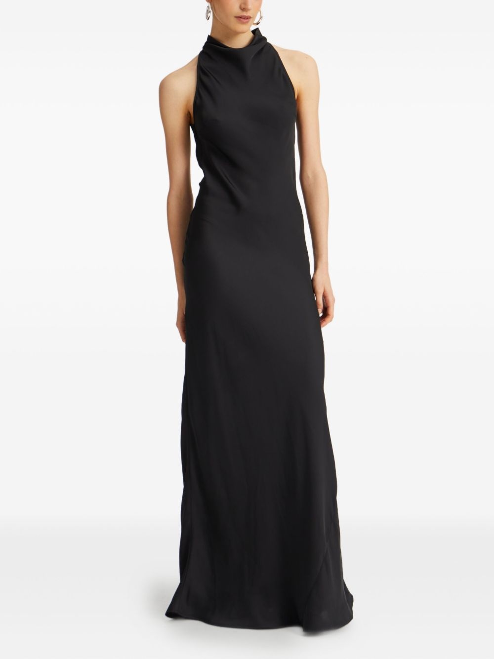 halter-neck maxi dress - 2