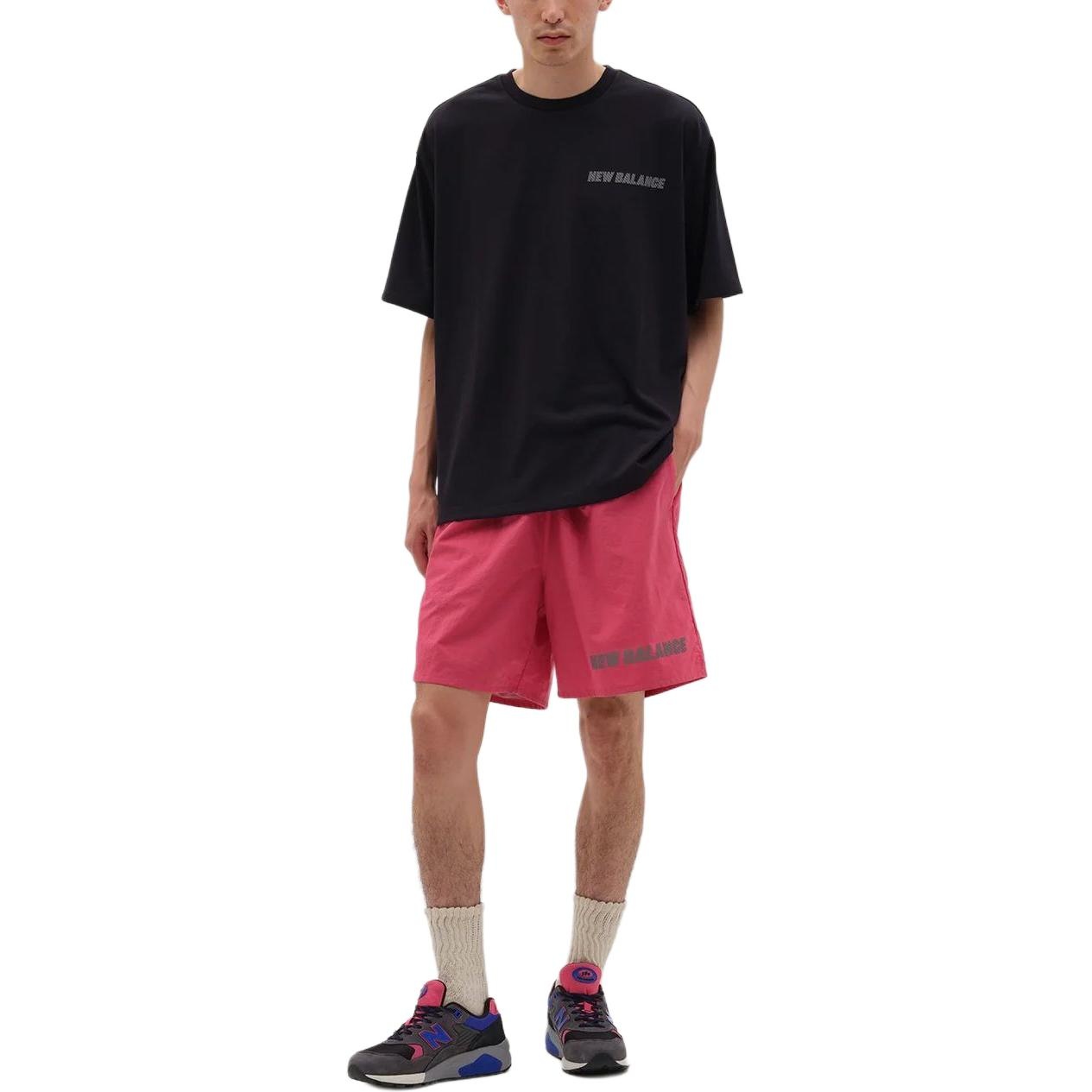 New Balance MET24 Reflection NB Logo T-Shirt 'Black' AMT45005-BK - 3