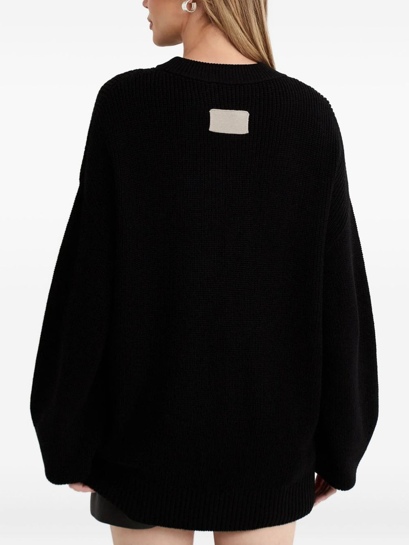 round-neck ribbed sweater 4
