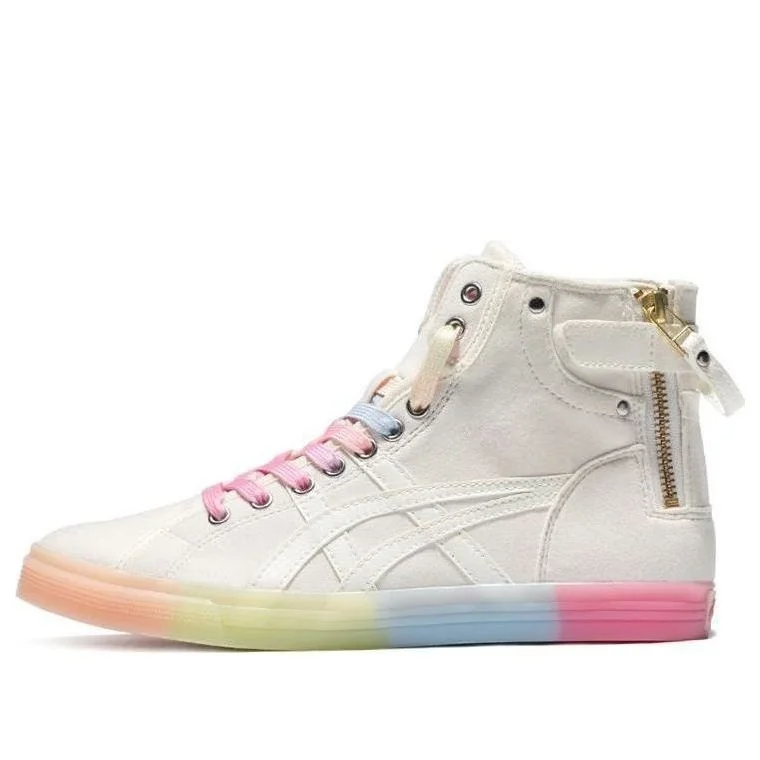 (WMNS) ASICS 두 배 클러치 Retro 소매 높은 널 구두 우유 백색 1202A078-101 - 1