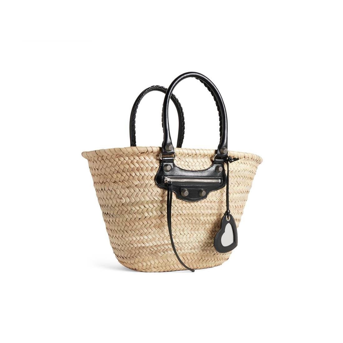 Women's Le Cagole Medium Basket  in Natural - 2