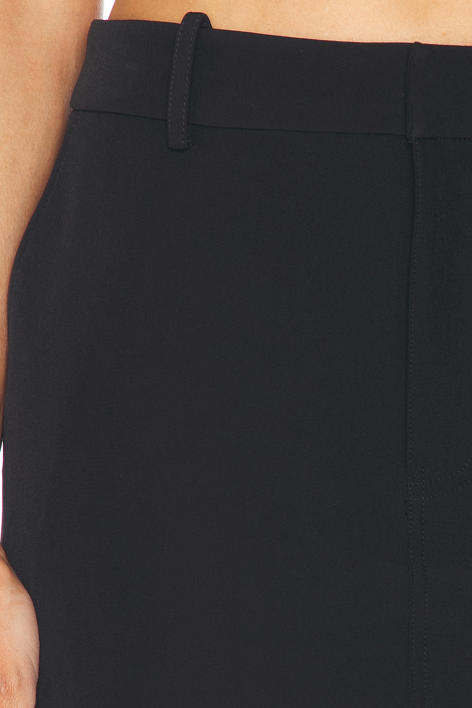 Recycled Twill Trouser Mini Skirt - 6