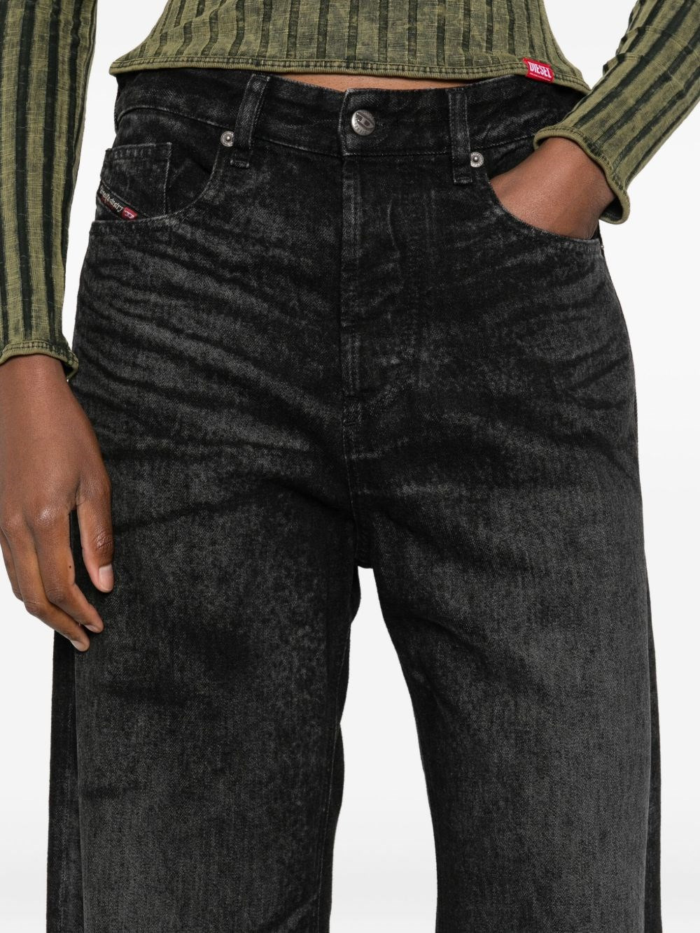 Flared denim jeans - 3